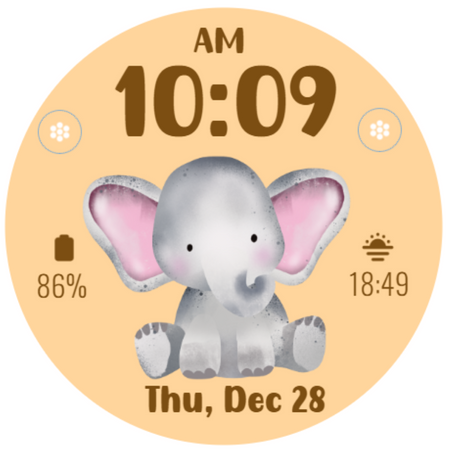 Android application Cute Elephant screenshort