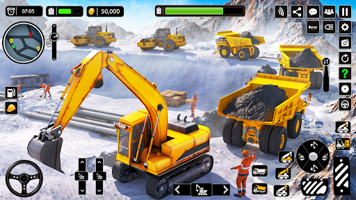 Snow Offroad Construction Game