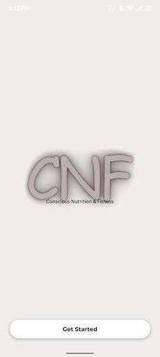 Android application Conscious Nutrition & Fitness screenshort