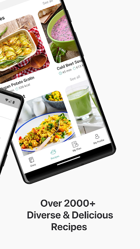Screenshot of Calorie Carb & Protein Tracker