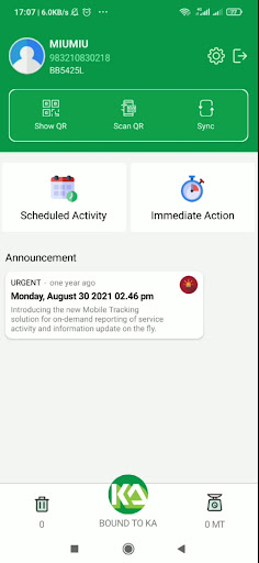 Android application Cenviro SWC 1.0 screenshort