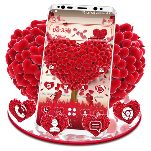 Heart Bunch Love Theme  Icon