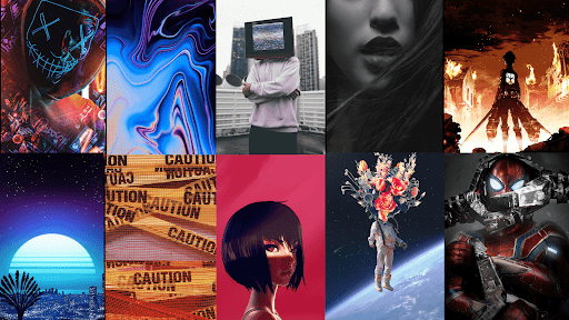 Android application Glimz: HD and 4K Wallpapers screenshort
