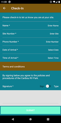 Caribou RV Park Screen 3