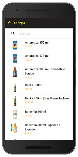 Bar da Dê delivery Screen 2