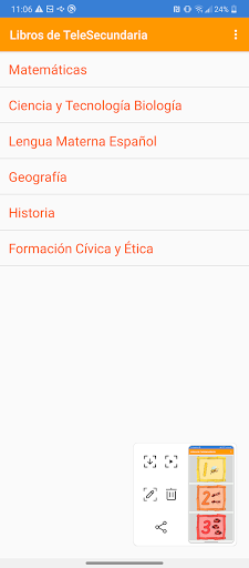 Libros de Texto de TeleSecunda Screen 2