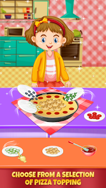 #4. Delicious Pizza Maker Kid Game (Android) By: Kidz Mania