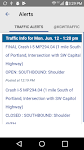 screenshot of Portland Traffic from KGW.com