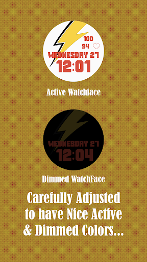 Thunderbolt Digital Watchface Screen 3