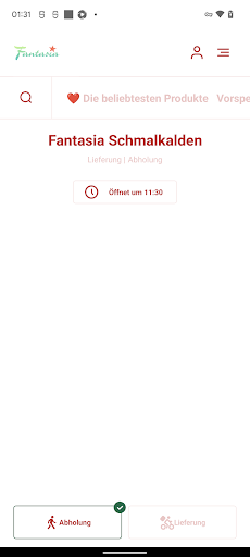 Android application Fantasia Schmalkalden screenshort