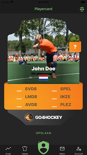 HCR Speler Screen 3