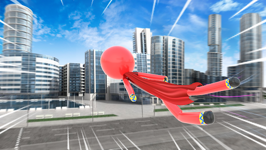 Flying Stickman Flash hero 1.5 APK + Mod (Unlimited money) for Android