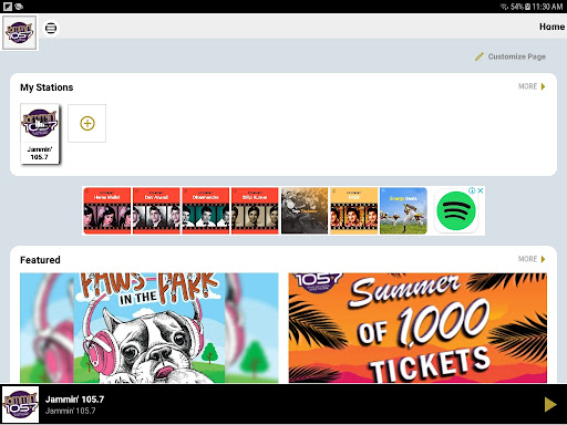 Jammin’ 105.7 Screen 3