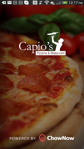 Android application Capio's Pizzeria & Restaurant screenshort