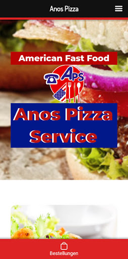 Android application Anos Pizza Service screenshort