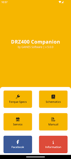 Android application DRZ400 Companion screenshort
