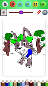 Coloring Paw Pat Game Unknown