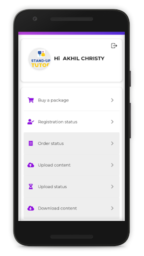 Standup Tutor Screen 3