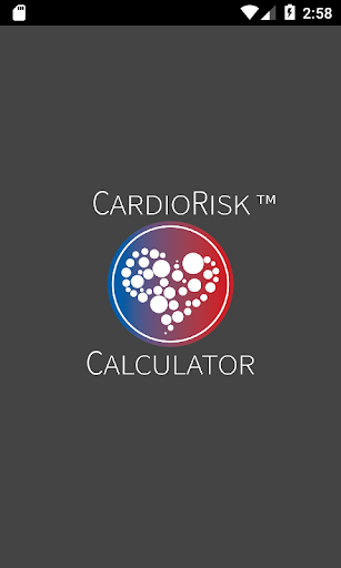 Android application CardioRisk Calculator screenshort
