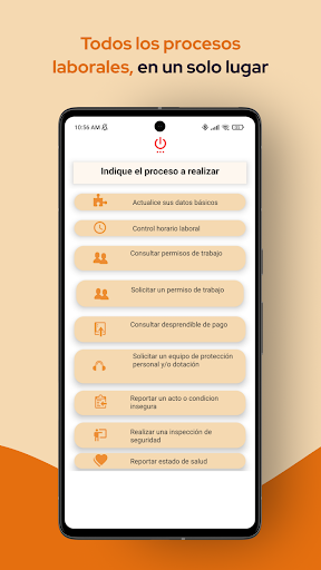 Android application HSEQ Tools Trabajador screenshort