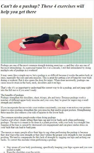How to Do Push Ups Exercises Screen 3
