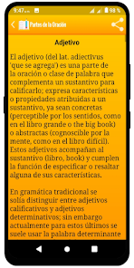 Imágen 2 Partes de la oración 2023 android