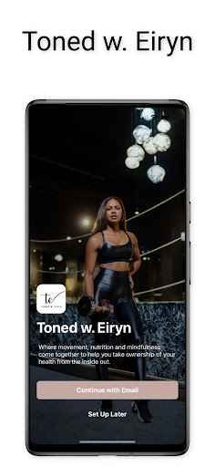 Android application Toned w. Eiryn screenshort