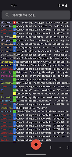 Logcat - Laughing Logger Screen 2