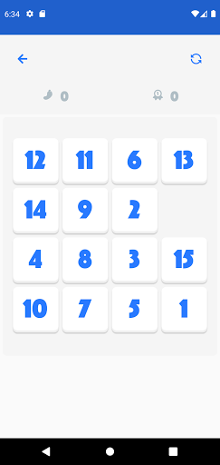Fifteen Puzzle (15 puzzle) Screen 3