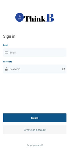 Android application ThinkB screenshort