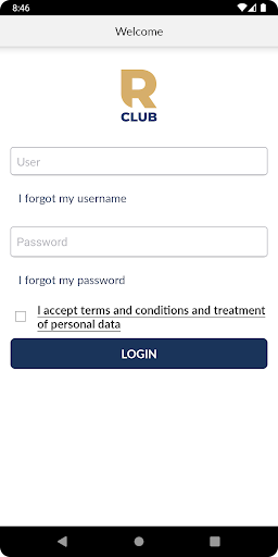 Android application Regency Club screenshort