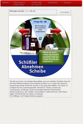Android application Abnehm-Scheibe, leicht abnehme screenshort