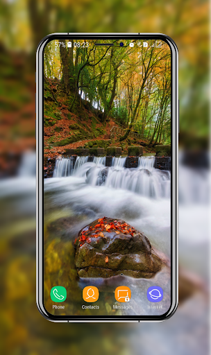 Android application Waterfall Wallpaper screenshort