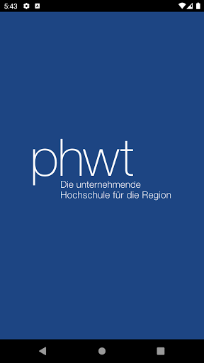 Android application PHWT screenshort