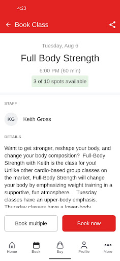 Body By Ford Personal Training Screen 3