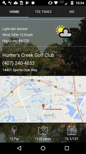 Hunters Creek Tee Times Screen 2