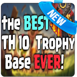 Trophy Base COC TH 10 icon
