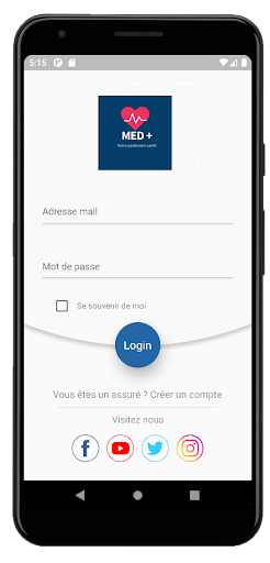 Android application MED+ screenshort