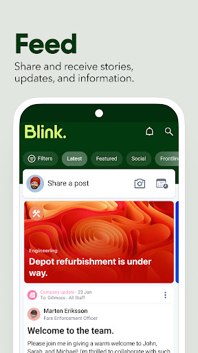 Blink - The Frontline App Screen 3
