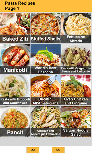Android application 150 Pasta Recipes Offline screenshort