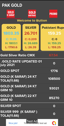 PAKISTAN GOLD RATE LIVE Screen 2