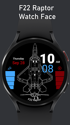 F22 Raptor Watch Face Screen 3