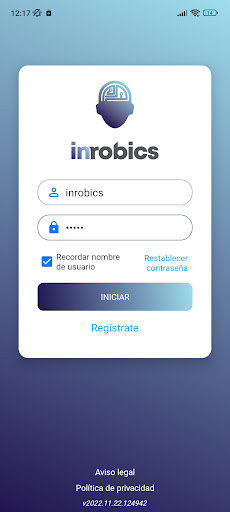 Android application Inrobics Clinic screenshort