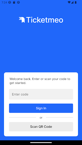 Android application Ticketmeo Scan screenshort