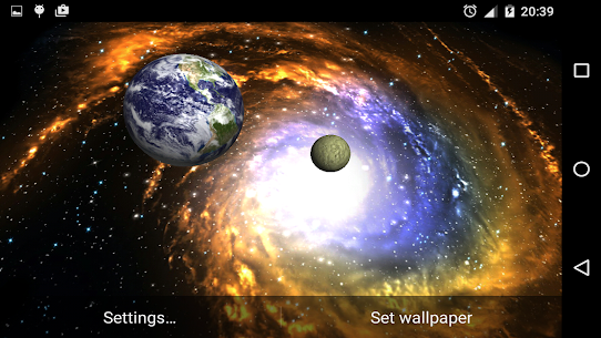 3D Galaxy Live Wallpaper Delux APK (Paid/Full) 1