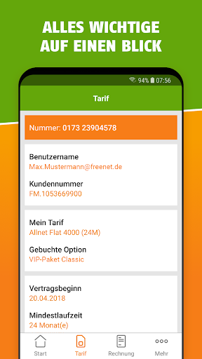 klarmobil.de - Die Service App Screen 3