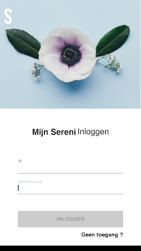 Android application Mijn Sereni screenshort