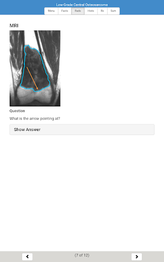 MSK Oncology Educational Atlas Screen 2