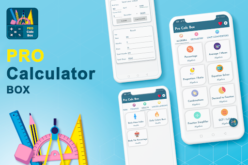 Android application Pro Calculator Box screenshort