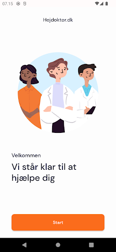 Android application Hejdoktor.dk screenshort